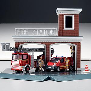 Car set Fire Station