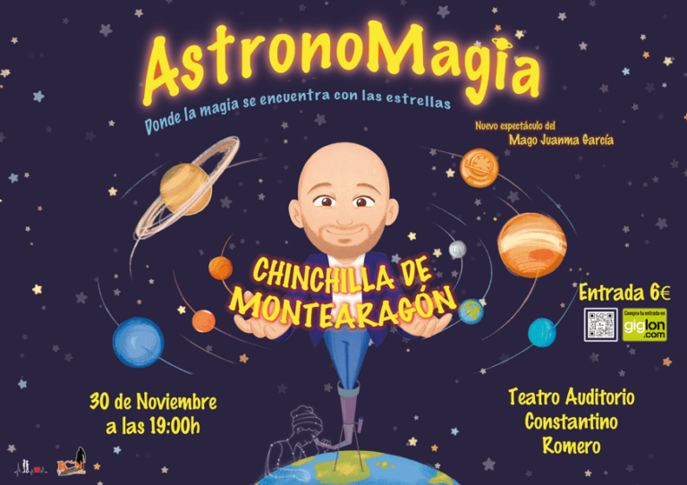 El Mago Juanma García Presenta «Astronomagia»: Un Encuentro Mágico con las Estrellas en el Teatro Auditorio Constantino Romero