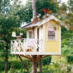 una casa en el árbol