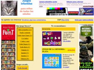 Gato con Bota, una web de juegos para todas las edades 1